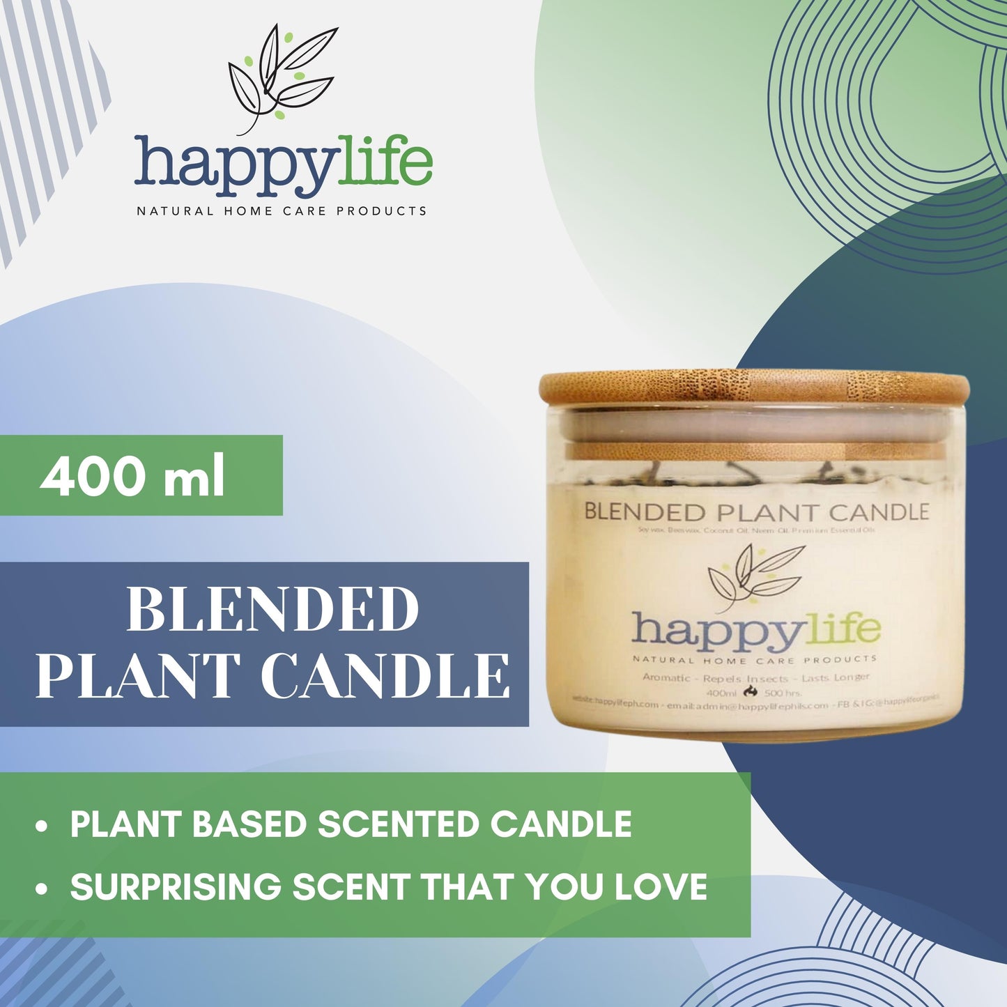 Plant Scented Candle